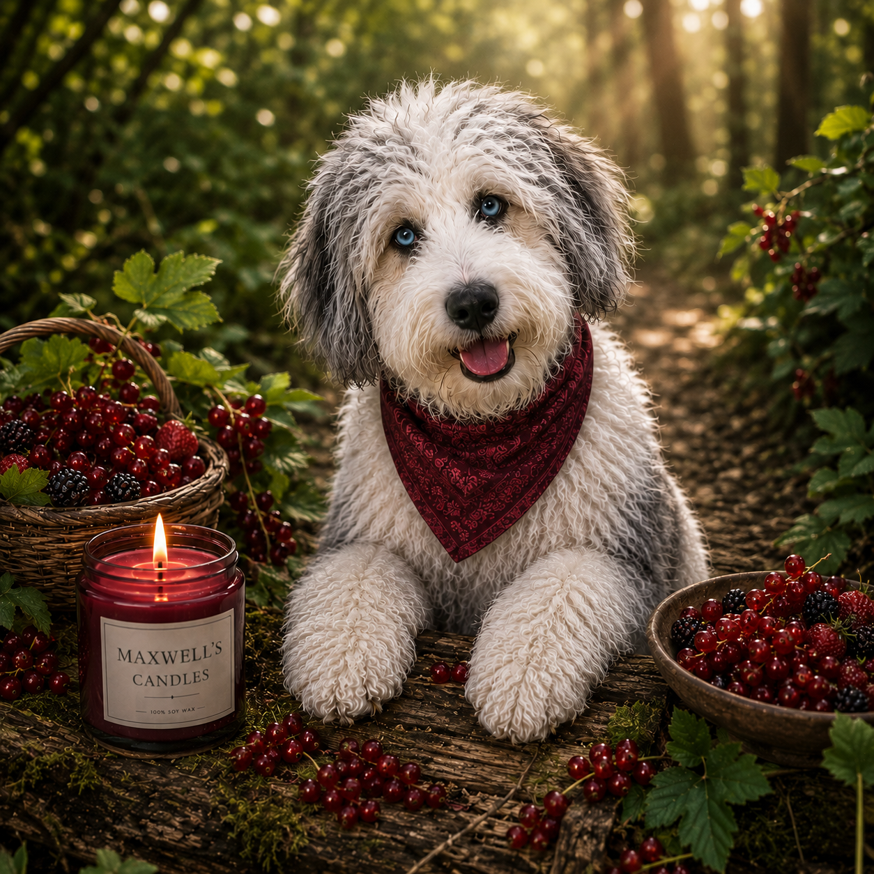 Maxwell with Foraged Red Currant